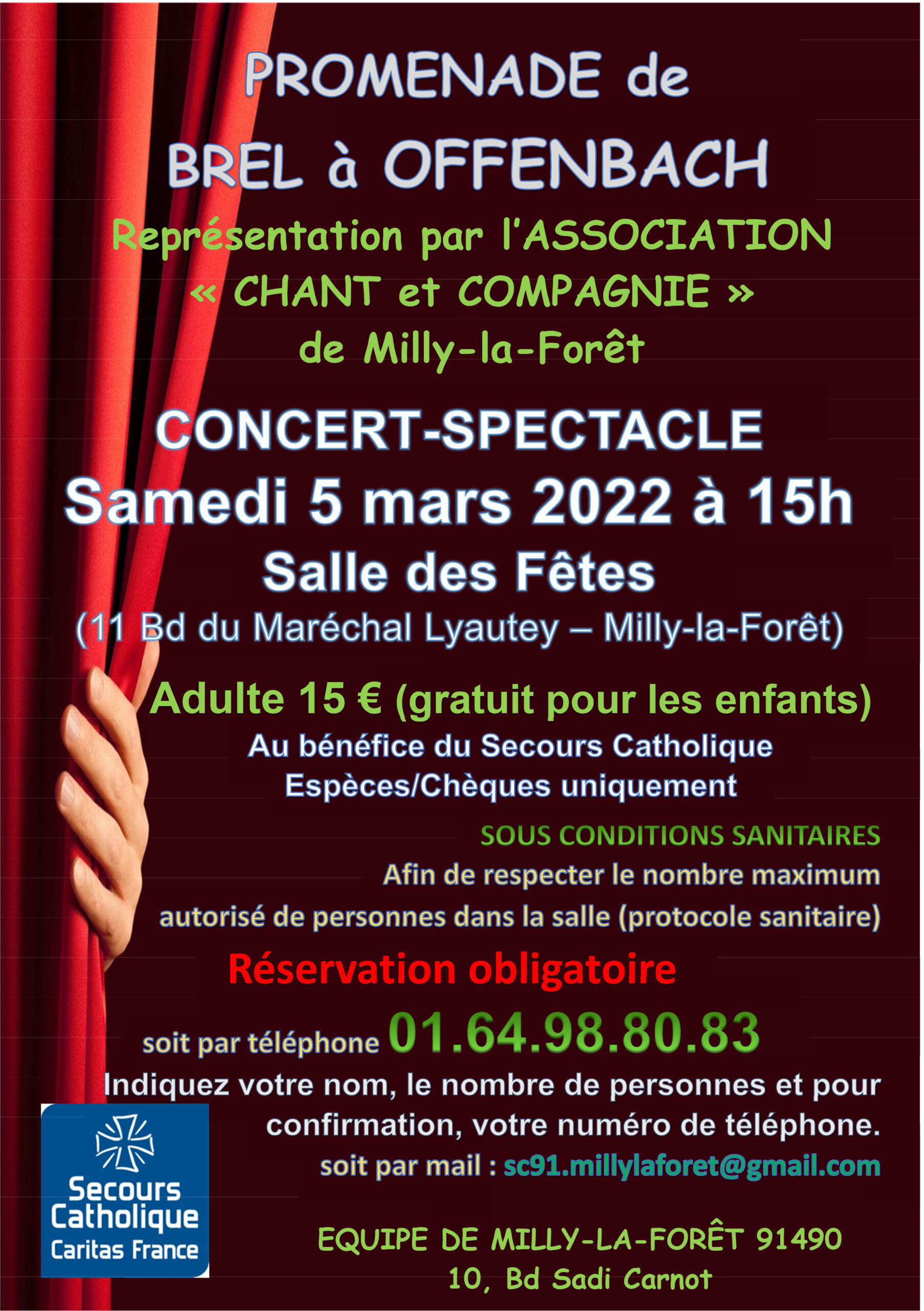 Lire la suite à propos de l’article concert spectacle  : 5 mars à 15h