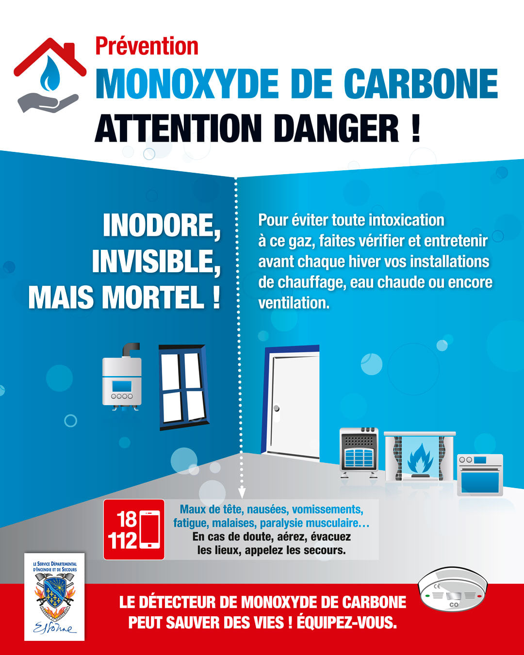 Lire la suite à propos de l’article Intoxications au monoxyde de carbone, vigilance