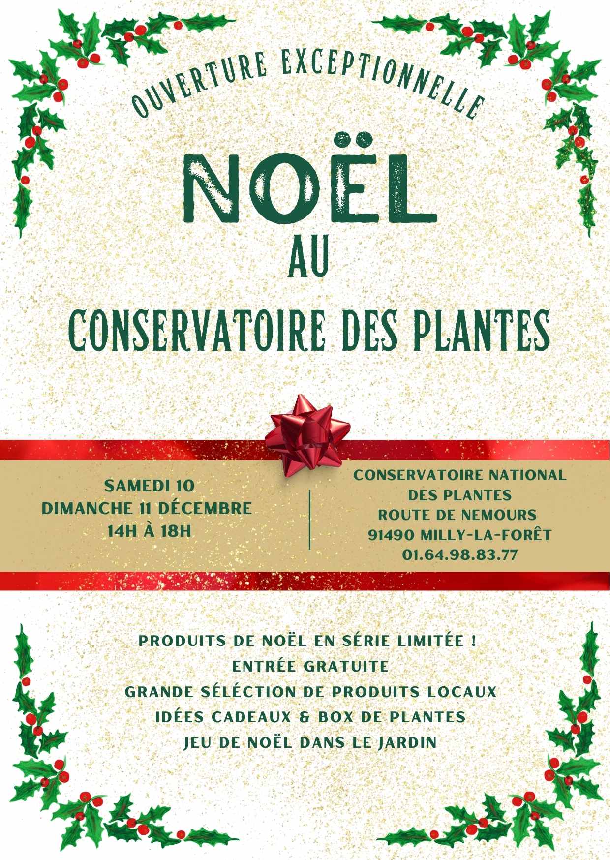 Lire la suite à propos de l’article Noël au Conservatoire des plantes