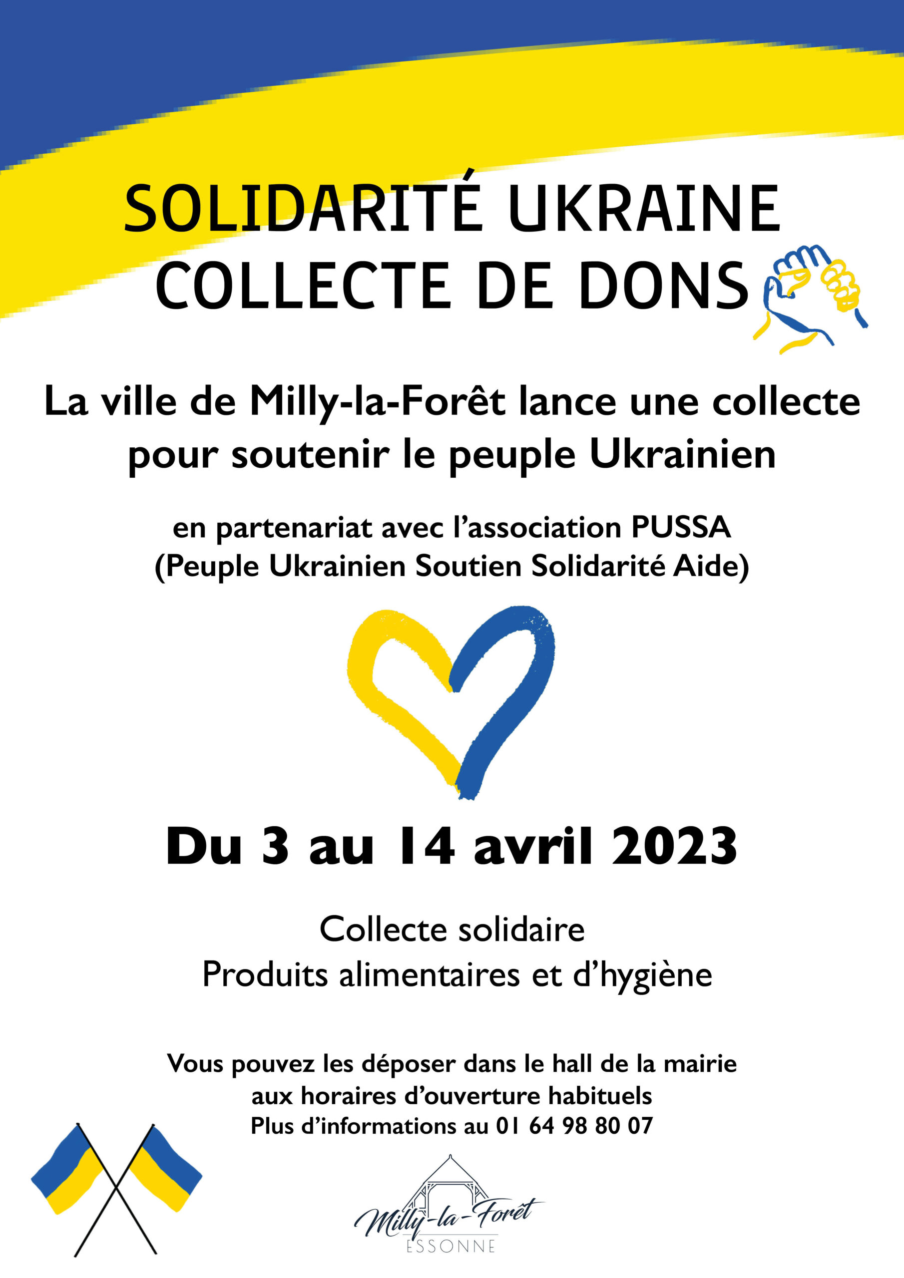 Lire la suite à propos de l’article Collecte de dons pour l’Ukraine