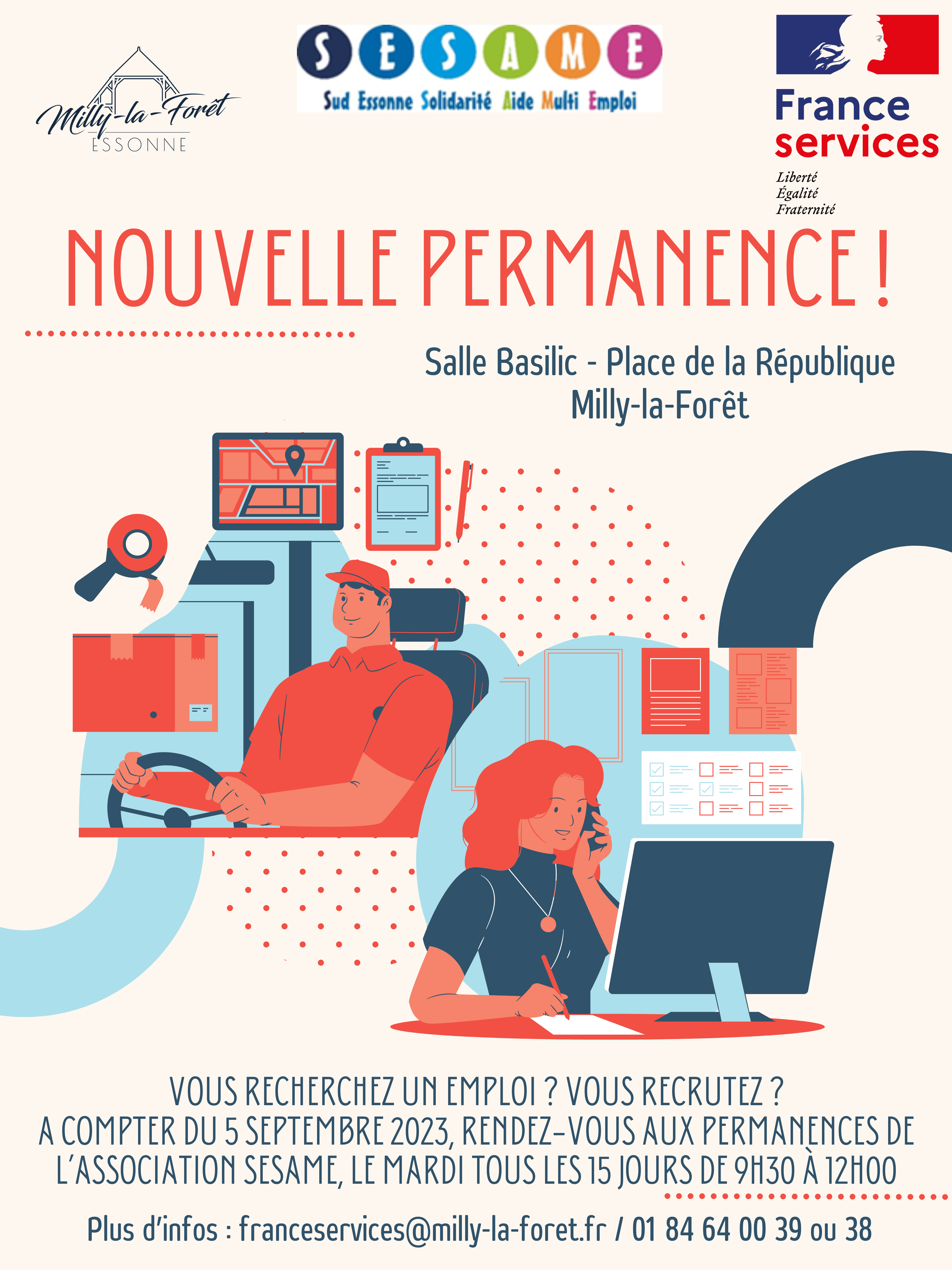 Lire la suite à propos de l’article Nouvelles permanences !