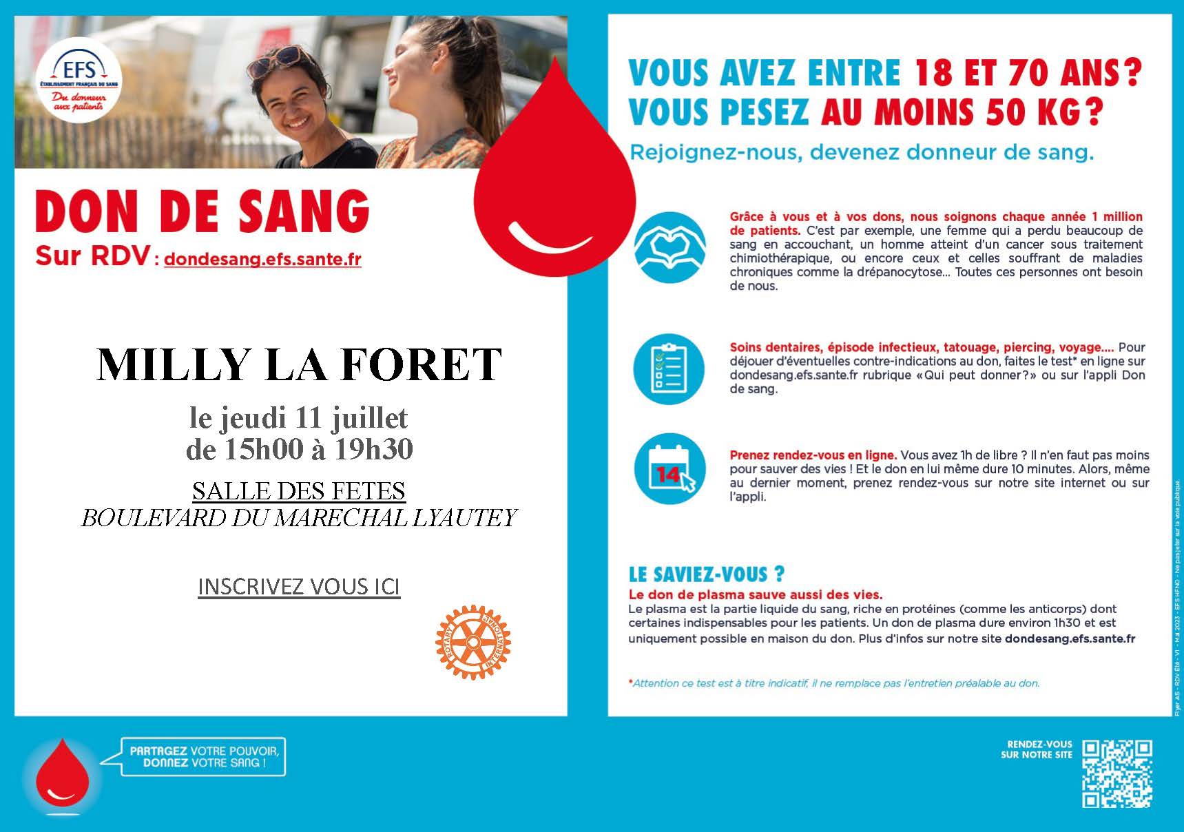Lire la suite à propos de l’article Don du sang