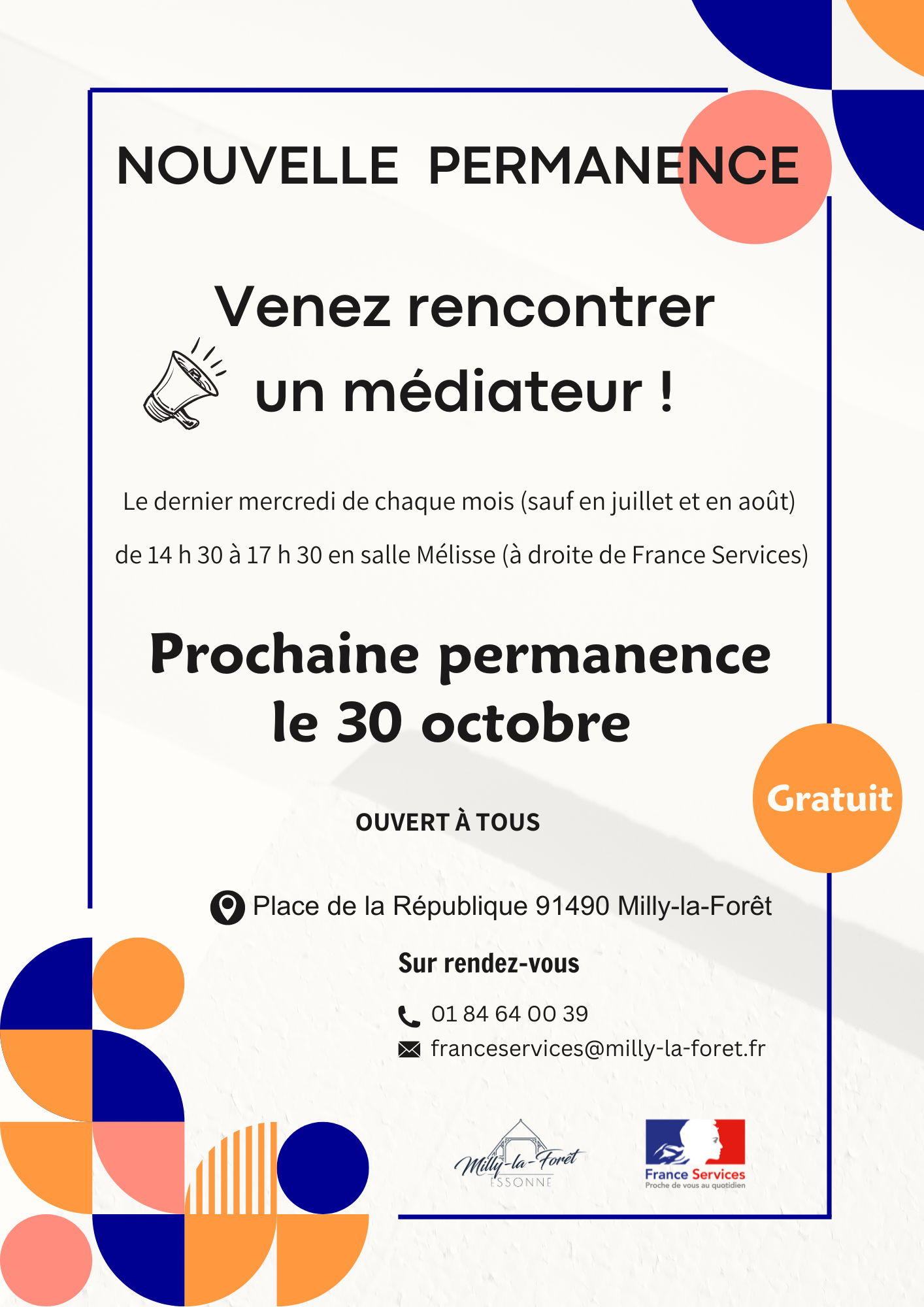 Lire la suite à propos de l’article Permanence – Médiateur