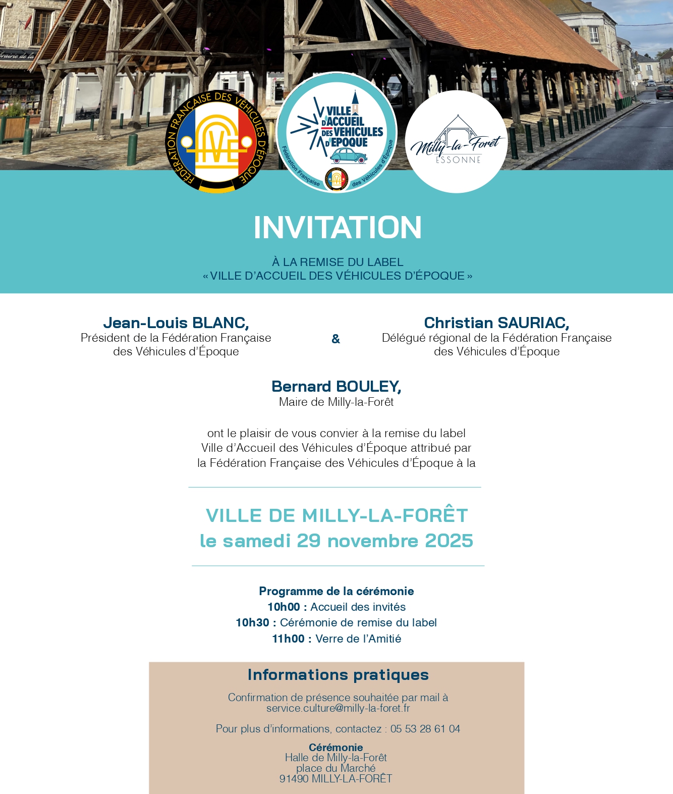 Lire la suite à propos de l’article Notre ville reçoit le label « Ville d’accueil des véhicules d’époque » !