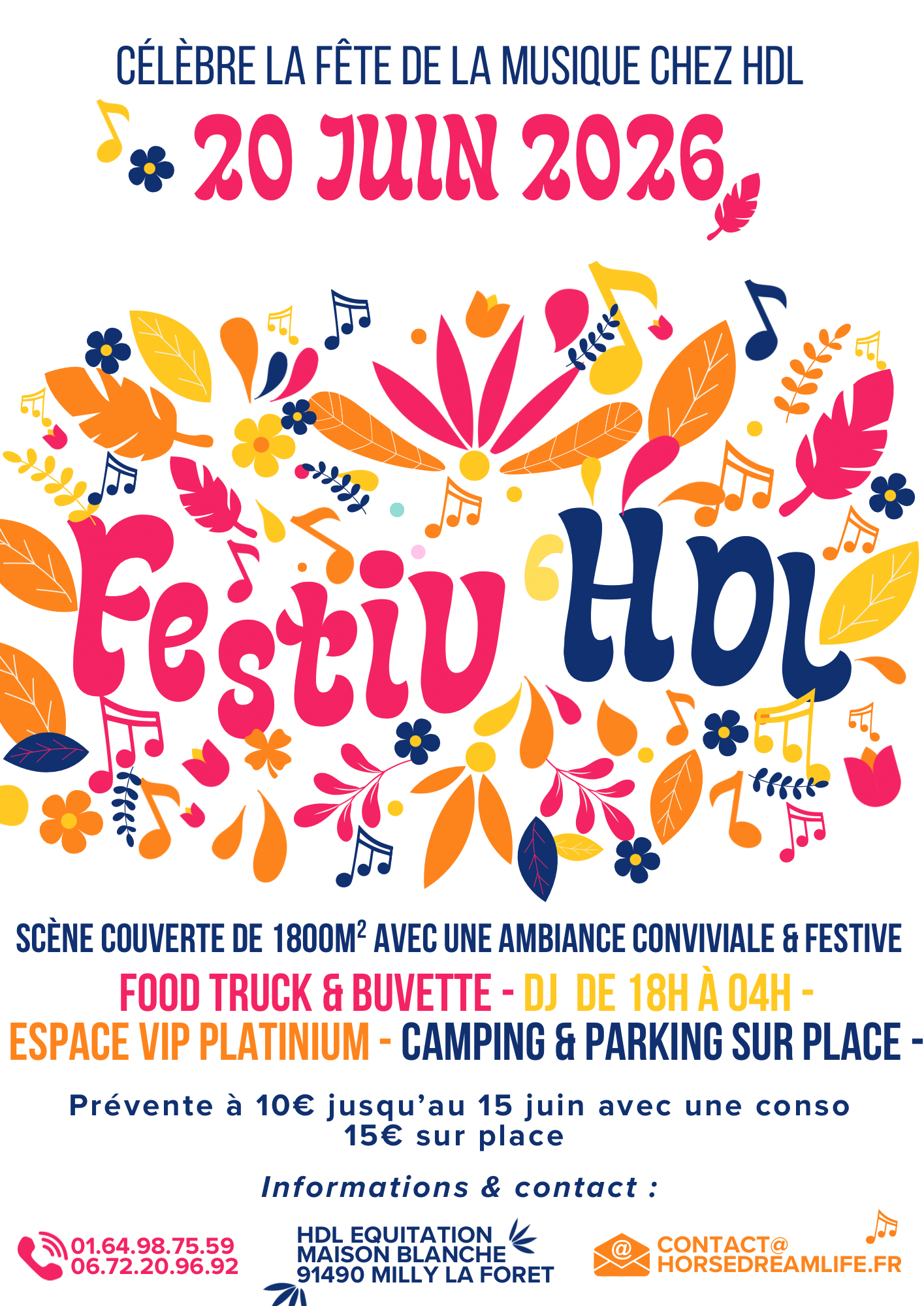 Lire la suite à propos de l’article 20/06/26 – Centre équestre HDL – Fête de la musique