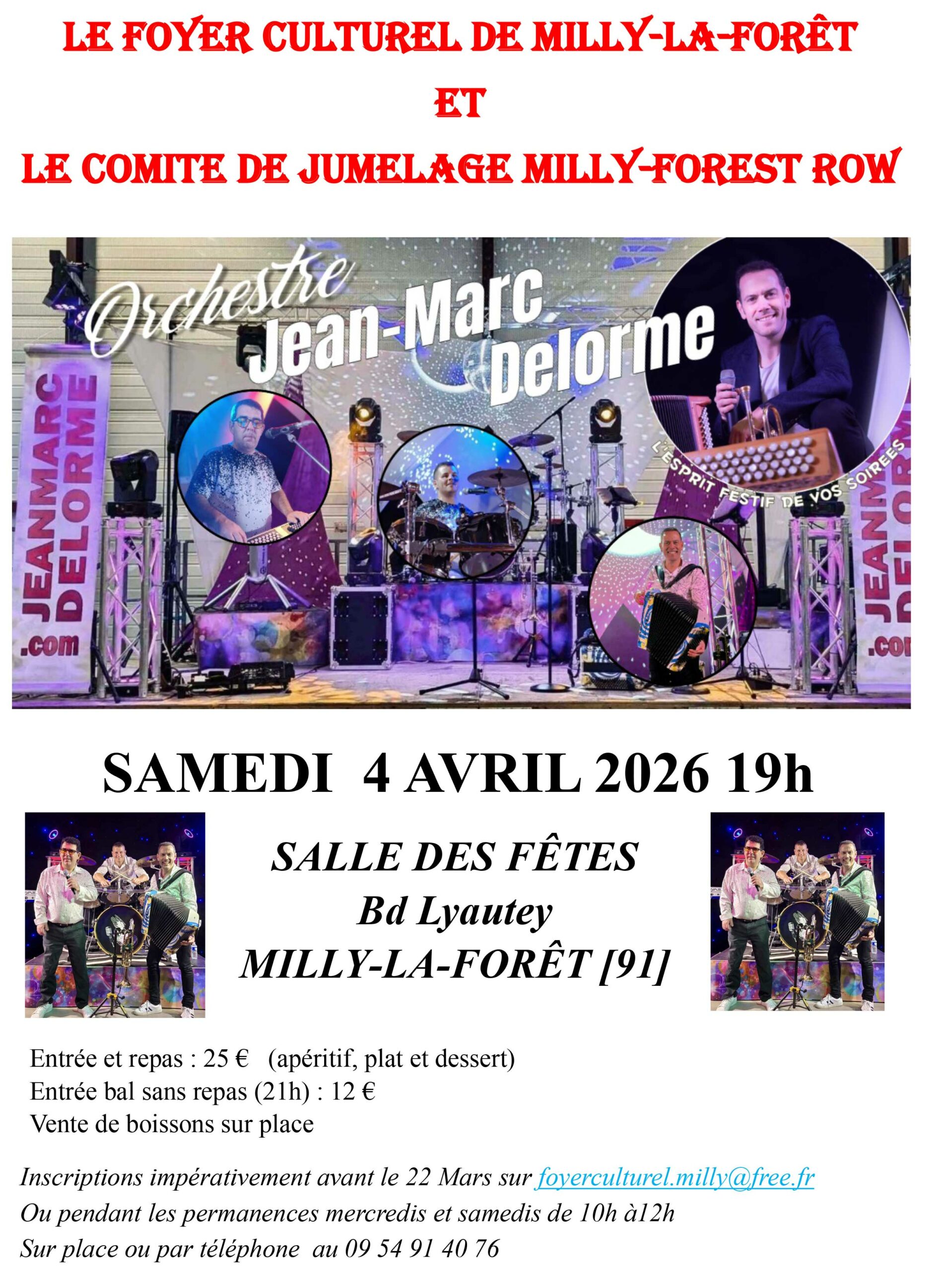 Lire la suite à propos de l’article 04/04/26 – Bal Orchestre Jean-Marc Delorme