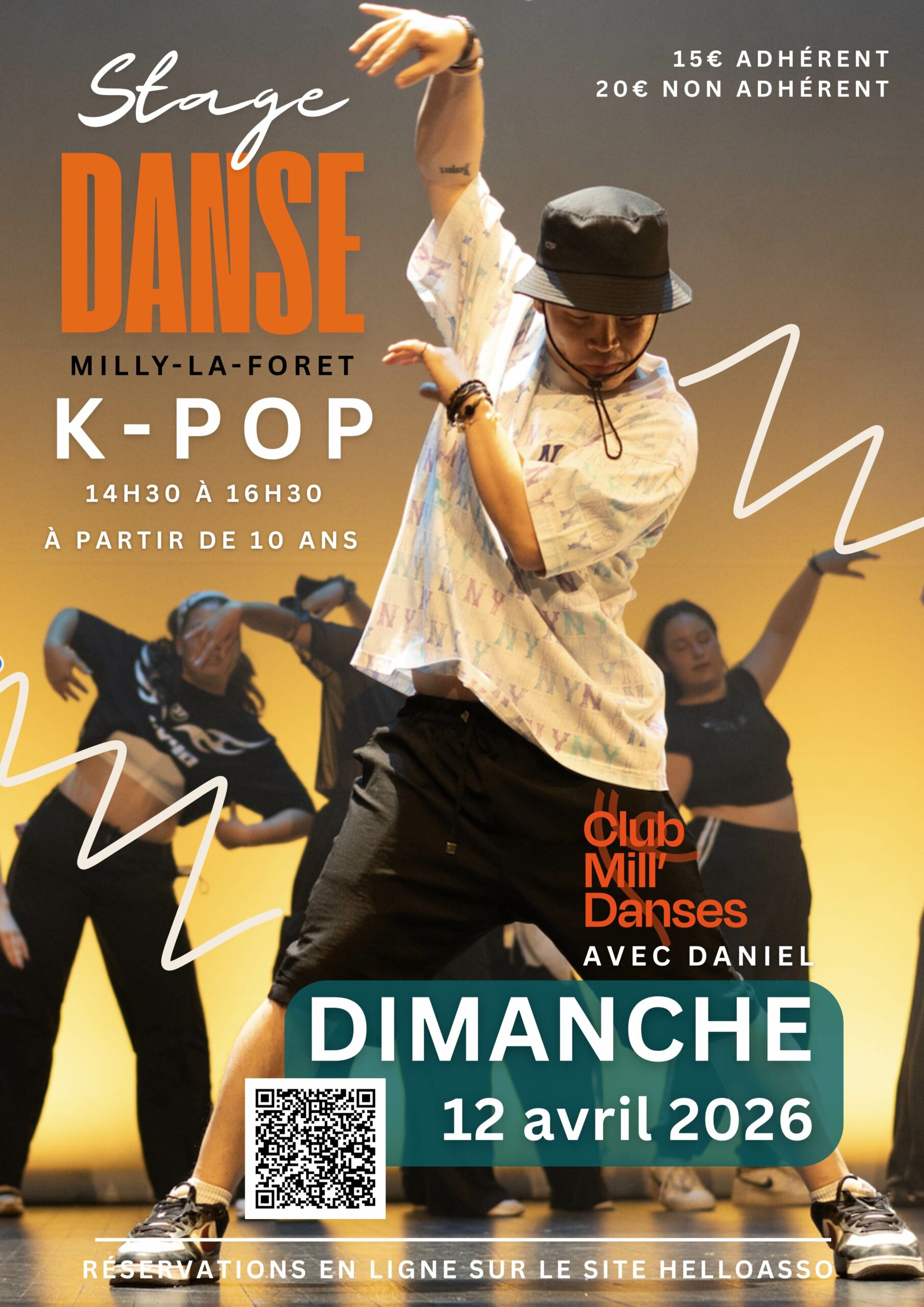 Lire la suite à propos de l’article 12/04/26 -Club Mill&rsquo;Danses – Stage de K-POP
