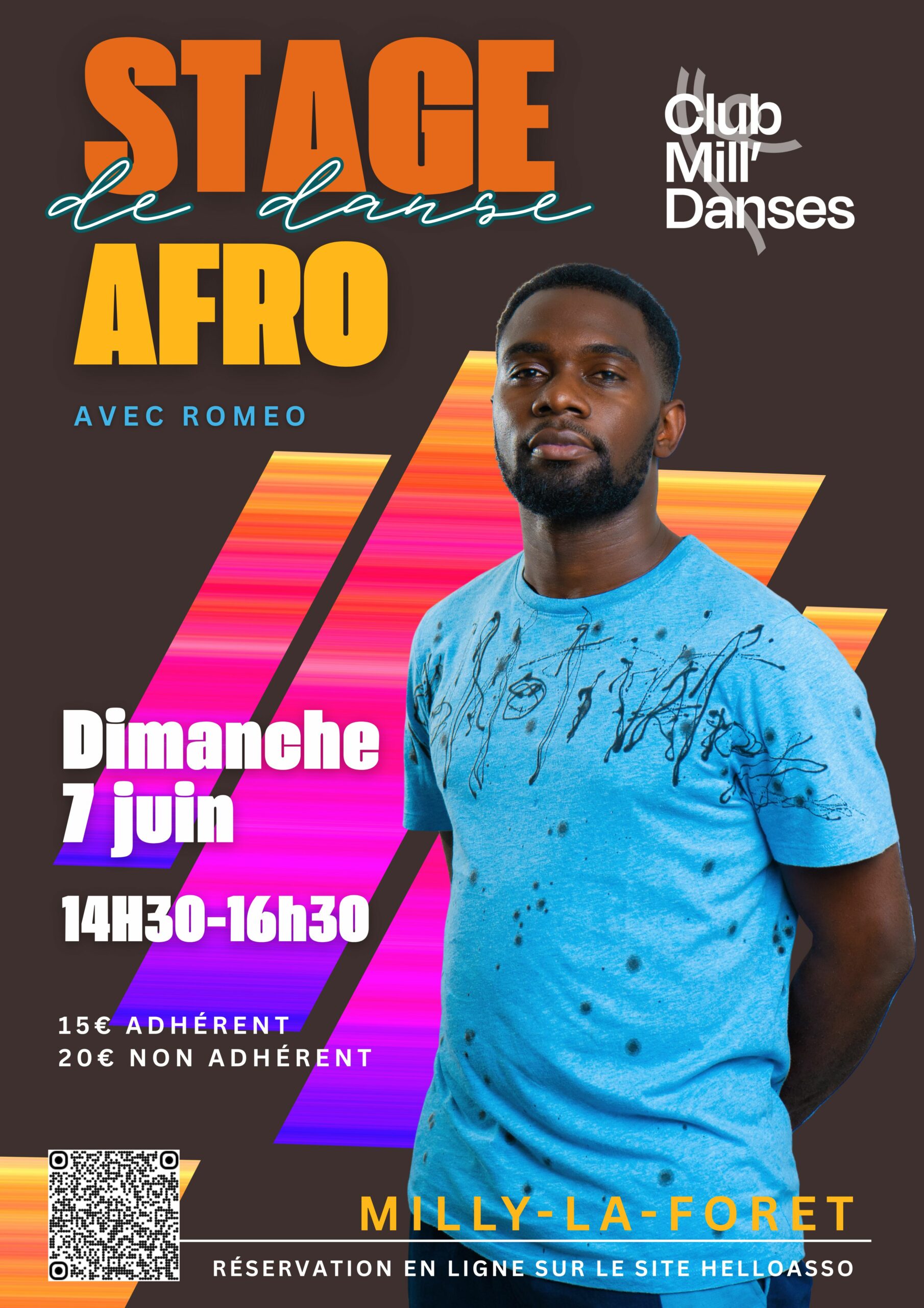 Lire la suite à propos de l’article 07/06/26 – Club Mill’Danses – Stage de Danse Afro