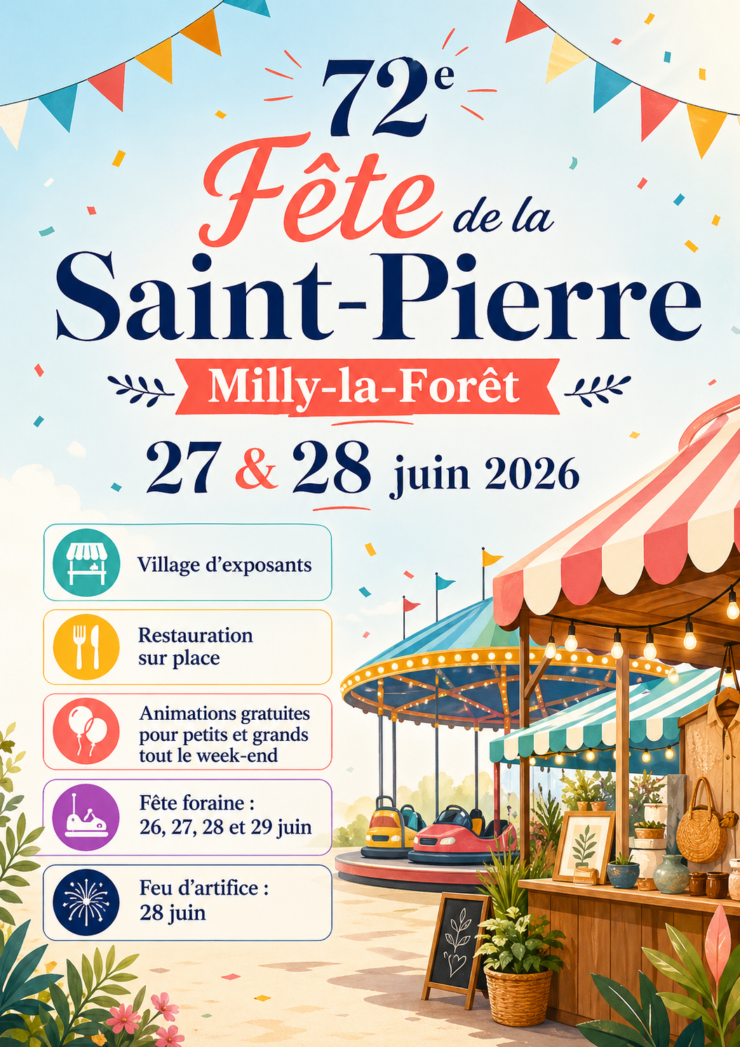 Lire la suite à propos de l’article 27 & 28 juin 26 – Fête de la Saint-Pierre