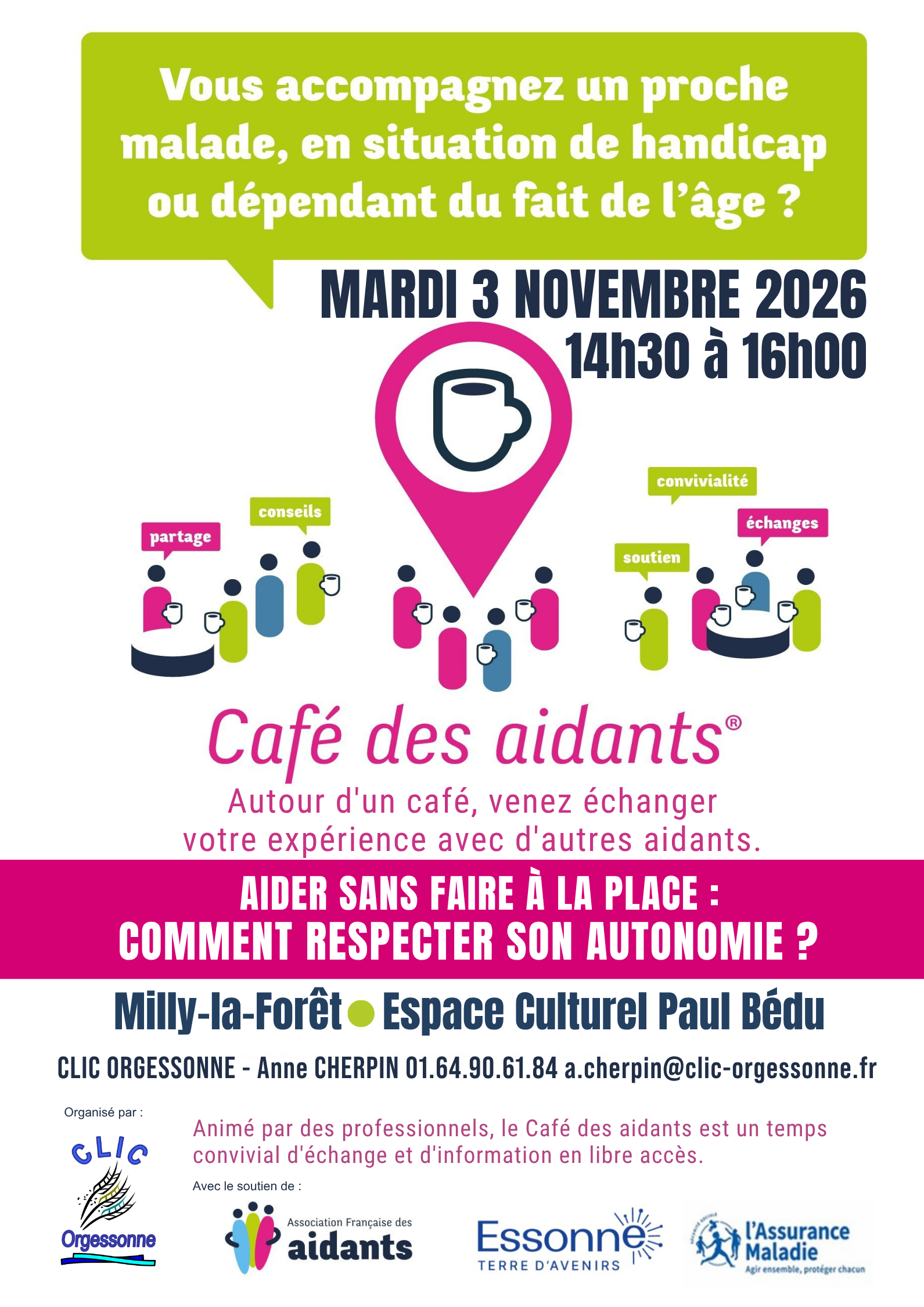 Lire la suite à propos de l’article 03/11/26 – Café des aidants