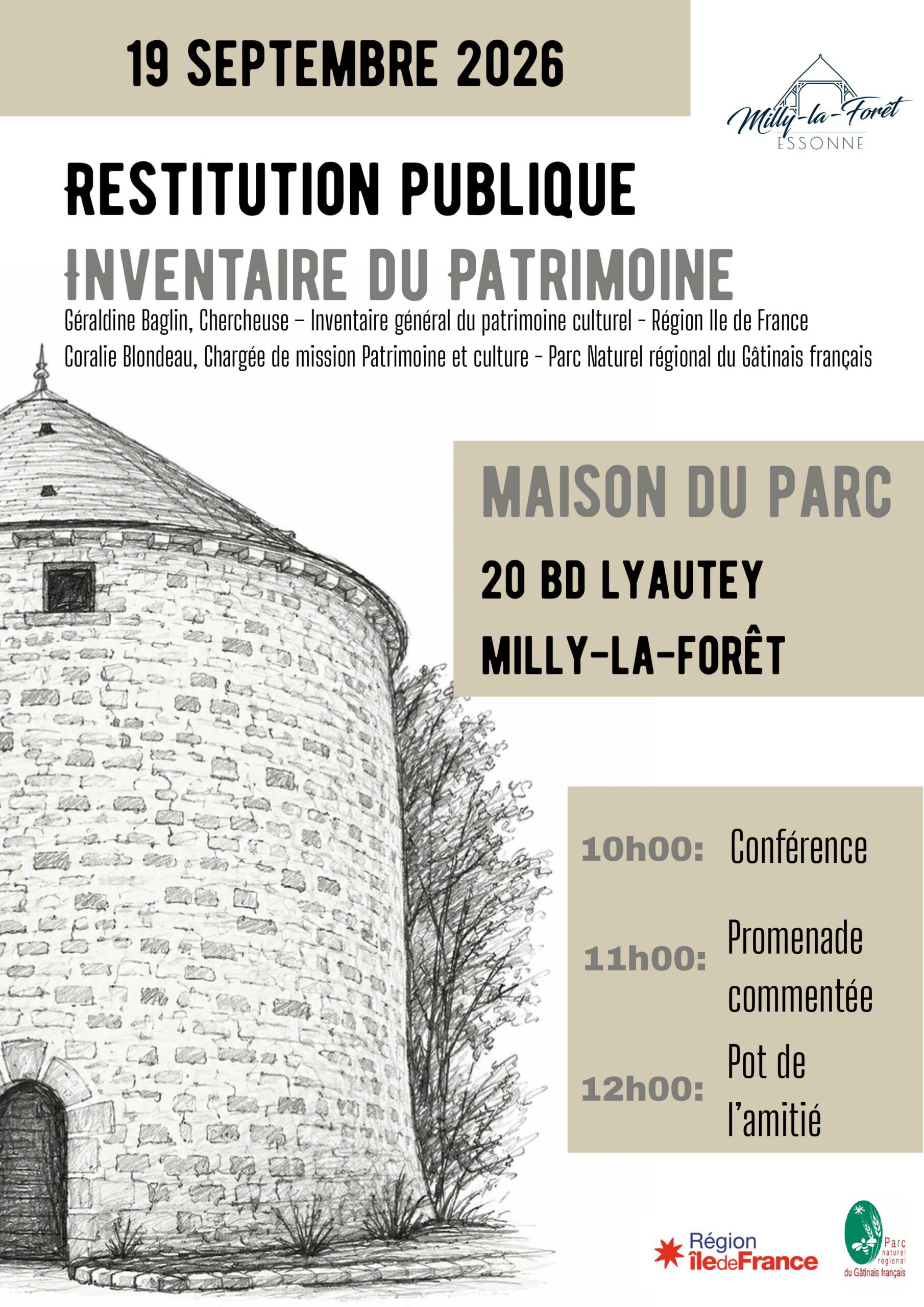 Lire la suite à propos de l’article 19/09/26 – Conférence : Restitution publique de l&rsquo;inventaire du patrimoine