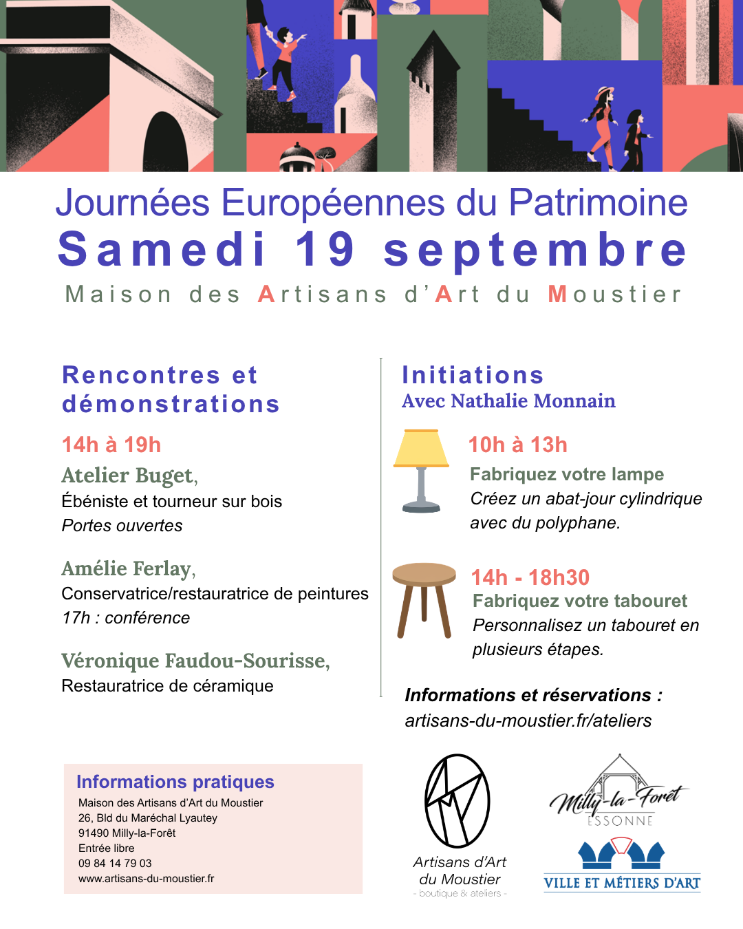 Lire la suite à propos de l’article 19/09/26 – Rencontres & démonstrations – Maison des artisans du Moustier