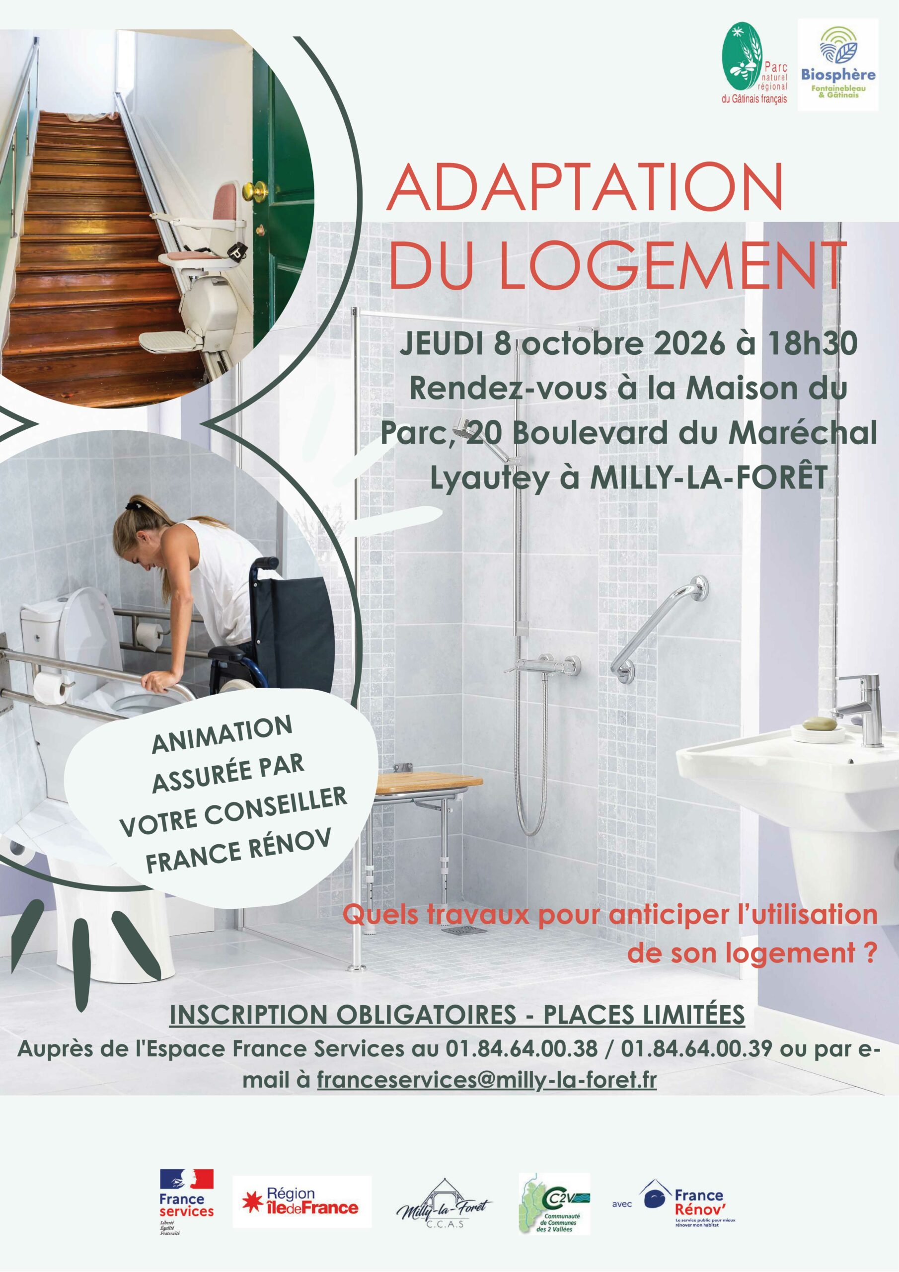 Lire la suite à propos de l’article 08/10/26 – Atelier – Adapter votre logement