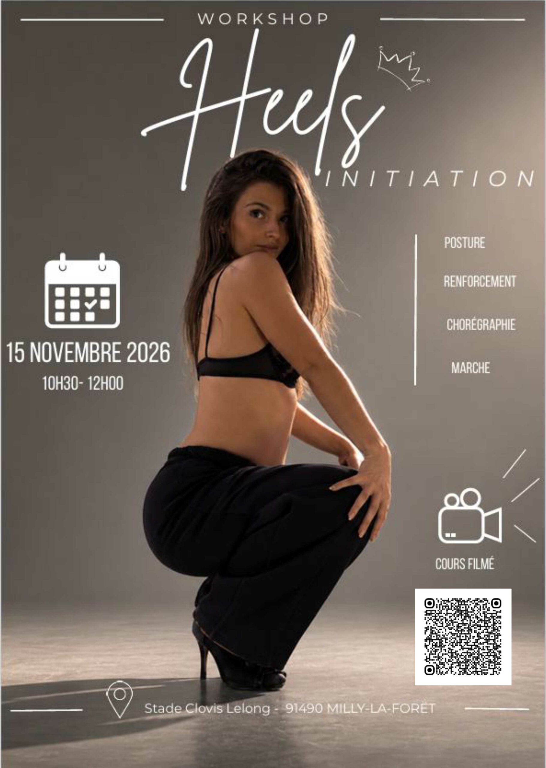 Lire la suite à propos de l’article 15/11/26 – Stage d&rsquo;initiation au Heels – Club Mill’ Danses